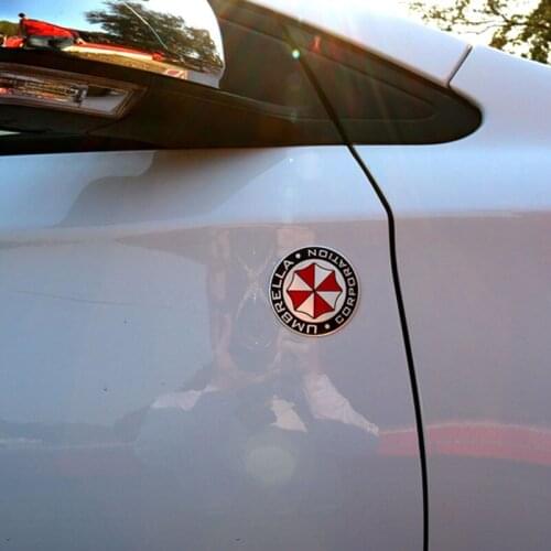 3D aluminum alloy biohazard umbrella car sticker FOR Infiniti FX-series Q-series QX-series Coupe EX37 EX25 JX35 EX35 G Class