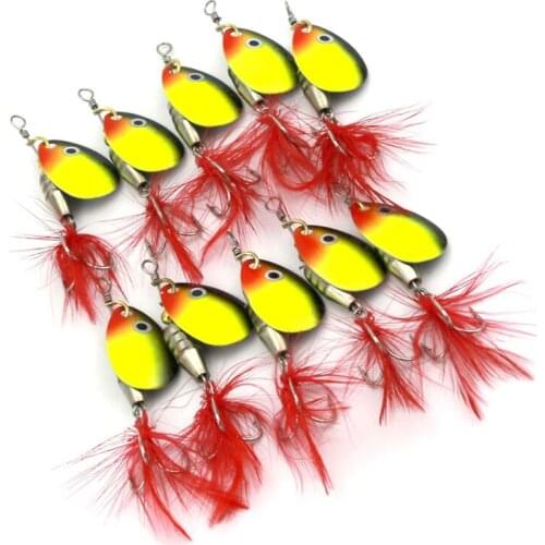 50pcs 6G 6#hooks spinner spoon fishing lures metal hard sequin pike peche trout fishing baits isca de pesca fishing tackles