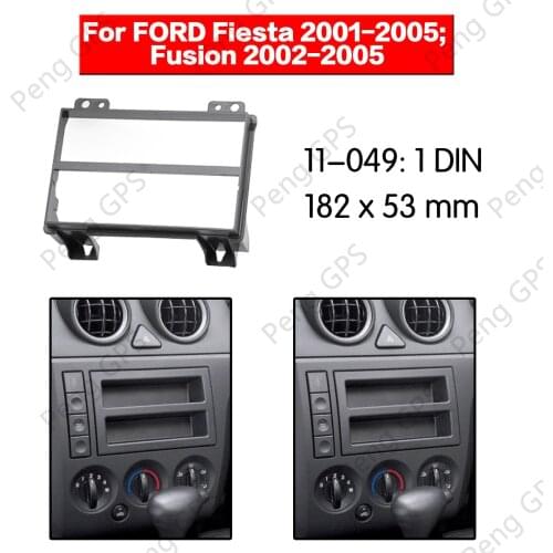 Car 1DIN fascia facia panel plate frame for FORD Fusion Fiesta 2001-2005 Stereo Fascia Dash CD Trim Installation Kit 11-049