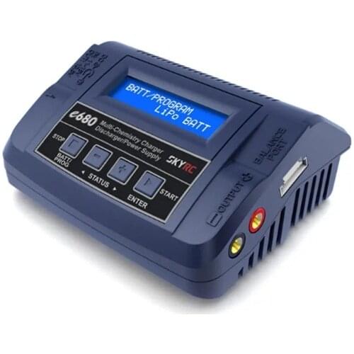 SKYRC e680 80W 8A AC/DC Balance Charger Discharger for 1-6S Lipo Battery - EU Plug