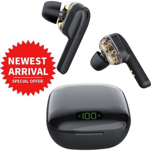 Tws Wireless Headphones Bluetooth 5.0 Headsets Double-shot Earbuds Noise Canceling Reduction Earphones Newest Hifi Stereo Earbud