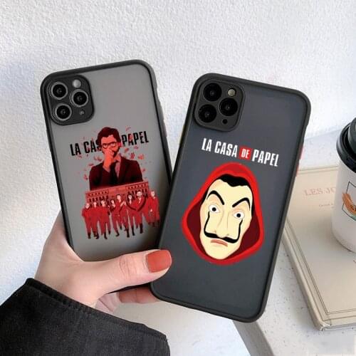 Spain TV Money Heist House Paper Phone Case For iPhone 12 11 Pro Max X XS MAX XR 7 6S 8 Plus SE2020 Hybrid La Casa de papel