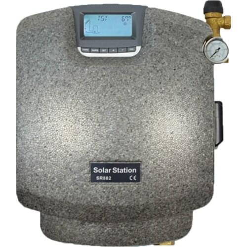 Double pipeline Solaire Pompage D'eau de Chauffage Pmp Station water solar heater element Thermal Controller