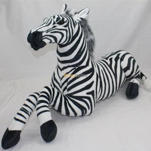 Fancytrader 43'' / 110cm Jumbo Lovely Stuffed Soft Plush Cute Simulated Zebra Toy, Great Gift For Friends, Free Shipping FT50617