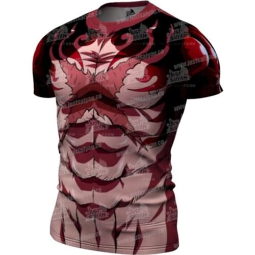 Just 2021 Newest Anime character 3D Print Funny T-Shirt Men Short Sleeve Summer Tops Tee Shirt Male Fashion quick dry Tights