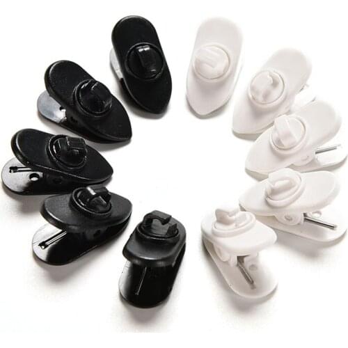 JETTING Lapel Collar Clips Headphone Cable Earphone Cable Wire Cord Nip Clamp Mobile Phones MP3 MP4 Earphone Cable Holder Mount