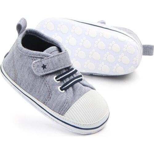 New Baby Boy Shoes Infant Newborn Footwear Anti-skip Soft Sole Sneakers First Walkers Step Toddler Christening Gift