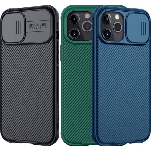 Top Sale 10 PCS for iPhone 12 Pro Max Case Slide Cover Protect Camera Lens Back Case Nillkin