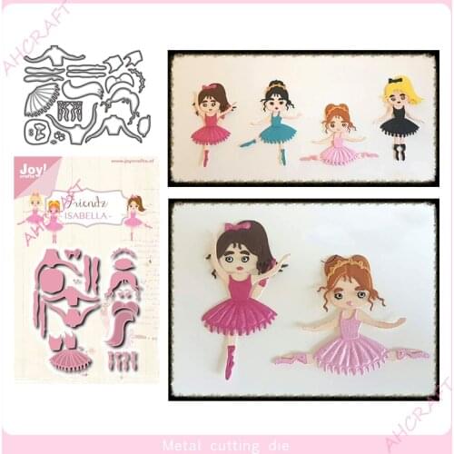 Little Girl Dancing Metal Cutting Dies for DIY Scrapbooking Photo Album Decorative Embossing PaperCard Crafts Die2020