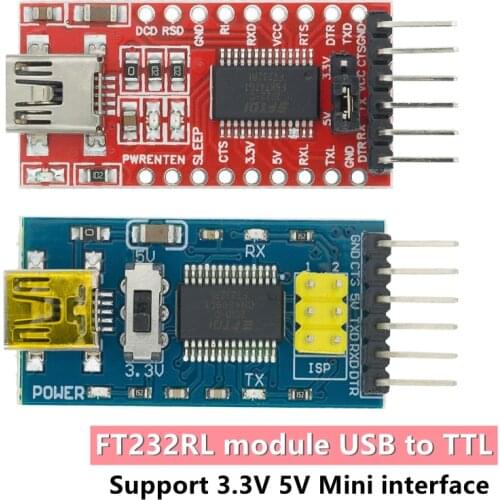 FT232RL FTDI USB 3.3V 5.5V to TTL Serial Adapter Module for Arduino FT232 Pro Mini USB TO TTL 232