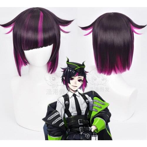 Anime Lilia Vanrouge Wig Twisted Wonderland Cosplay Women Short Wig Cosplay Anime Cosplay Wigs Heat Resistant Synthetic Wigs