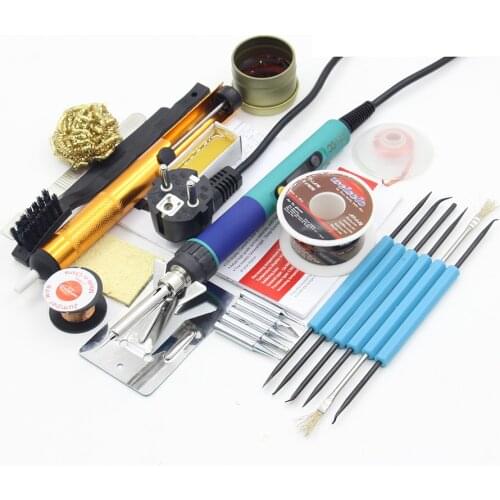 CXG 936d Digital Adjustable temperature Electric Soldering station Electric soldering iron 60W solder tip Solder wire rosin