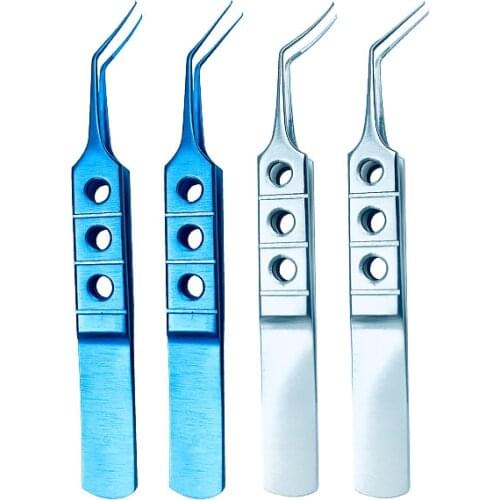 Ophthalmic Utrata Style Capsulorhexis Titanium 85Mm Forcep Stainless Steel forceps tweezer Ophthalmic Eye Tool