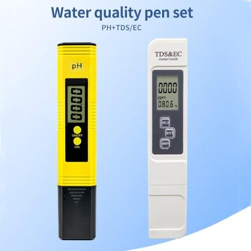 Portable PH Meter EC Conductivity TDS Water Quality Pen Detector for Fish Tank Aquaculture Hydroponics