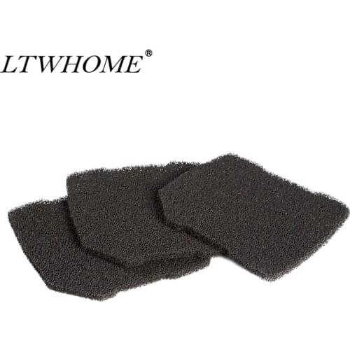 LTWHOME Carbon Foam Filter Pads Fit for Eheim Pro 3 250, 250T, 350, 350T/Ultra G Pro 3 Filter 2071,2073,2075 And Pro 3e 350/2074