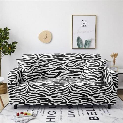 Luxury 3D Leopard Print Sofa Cover Slipcover Stretch Sofa Covers for Living Room Elastic Couch Chair Cover Sofa Towel 1-4-seater