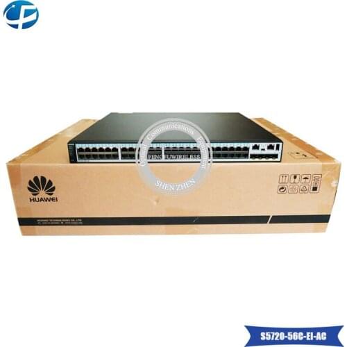 S5720-56C-EI-AC Switch, 4 * 10G SFP+ Card slot , 48 x 10/100/1000 Base-T Ethernet Ports