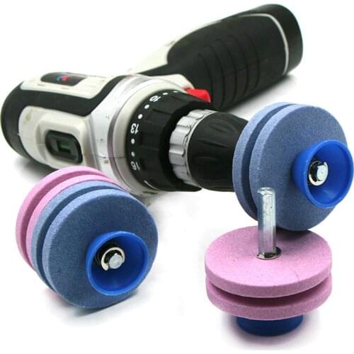 Four-Layer Blade Garden Tools Fastest Knife Sharpener Blade Universal Grinding Rotary Drill Cutter Lawnmower Knife Sharpener