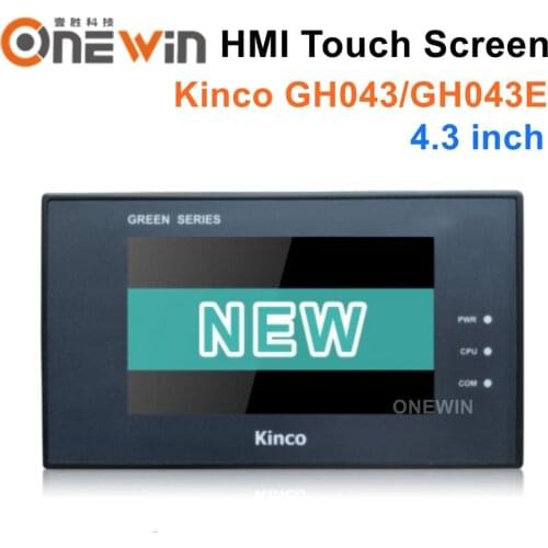Kinco GH043 GH043E HMI Touch Screen 4.3 inch Ethernet SD card extension new Human Machine Interface replace MT4210T MT4210TE
