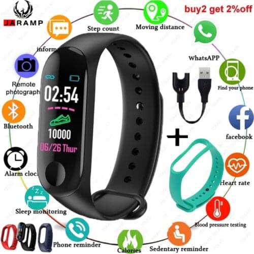 Smart Watch M3 Pro Sport Smart Band Blood Pressure Monitor Smart Wristband Smartwatch Bracelet M3 Plus Wristband for Men Women