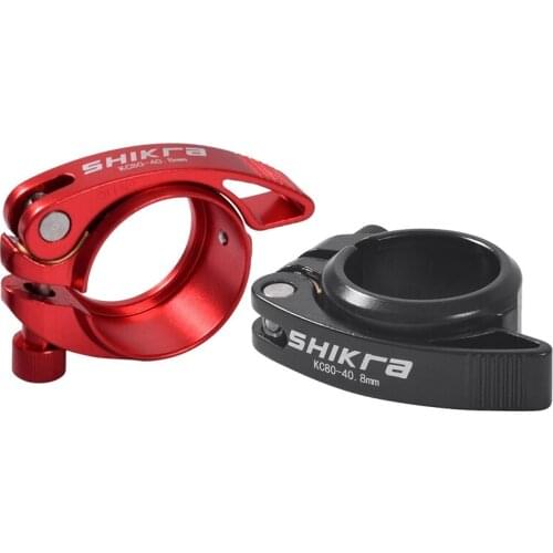 SHIKRA Bike Seat Post Clamp Lightweight Seatpost Collar for 33.9mm Bicycle Seat Post MTB Road Bike Fold Bike