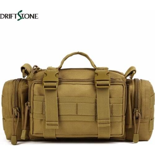 Waterproof Mens Tactical Bag Military Molle Bag Small Combat Waist Bag Shoulder Messenger Bag for Hunting Camping Outdoor Sport