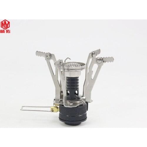 1PC EDC Outdoor Portable Picnic Mini Stove Ultralight Outdoor Integrated Windproof Gas Stove