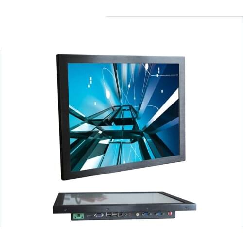 17" Industrial All In One Pc Intel j1900 Fanless Noiseless Panel Pc with 2GB RAM 32G DDR3 Resistive Touch Resolution 1280x1024