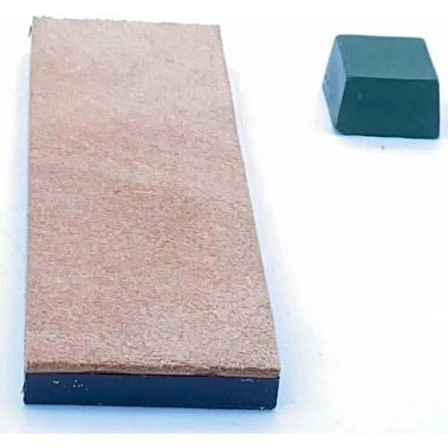 2 pcs Upscale Big leather Sharpening wax knife sharpening Polish belt polishing paste fine grind grinding leather article