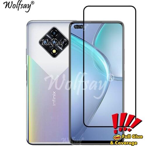 2PCS Tempered Glass For Infinix Zero 8 Screen Protector Full Cover Glass For Infinix Zero 8 Glass For Infinix Zero 8 Zero8i 8 i