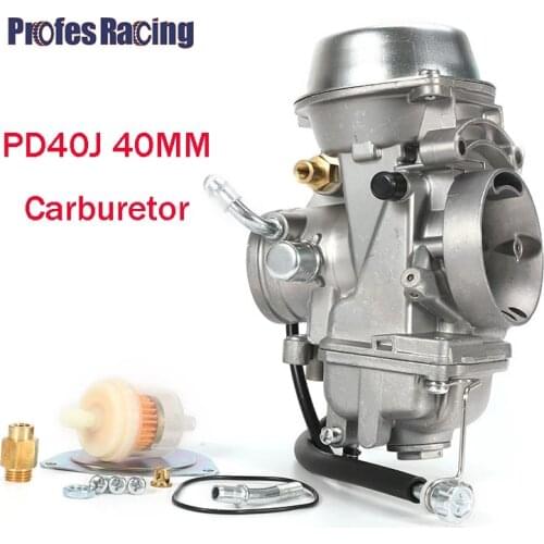 40mm PD40J 4 Stroke Motorcycle Carburetor Vacuum Carburetor Case ATV Quad Carb For POLARIS SCRAMBLER 500 4X4 SPORTSMAN 500 Worke