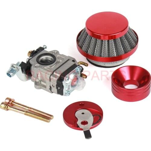 Carburetor Air Filter Adapter Vstack For 23cc 33cc 43cc Big Foot Goped Blade Scooter 47cc 49cc Pocket Bike Mini Dirt ATV