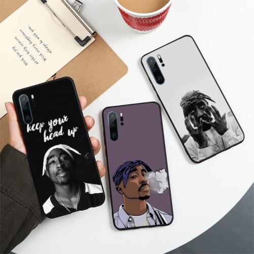Rapper singer 2pac tupac Phone Case For Huawei honor Mate P 10 20 30 40 i 9 8 pro x Lite smart 2019 nova 5t