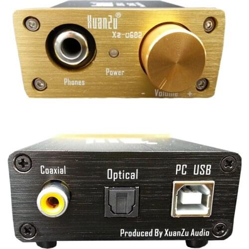 DAC-USB integrated AMP U602 digital decoder desktop external sound card USB to coaxial optical fiber DAC hifi amplifier WM8740