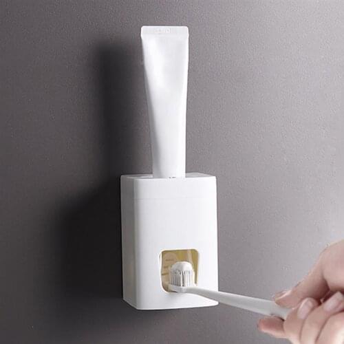 Toothpaste Dispenser Wall Mounted Tube Squeezer Toothpaste Squeezer for Bathroom
