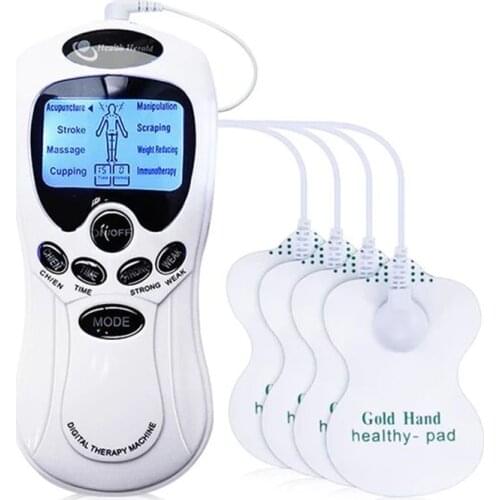 8 Models Electric herald Tens Muscle Stimulator Ems Acupuncture Body Massage Digital Therapy Machine Electrostimulator