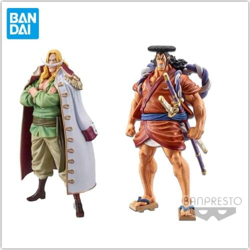 Banpresto Figurine One Piece DXF The Grandline Men Wano Country Edward Newgate Kozuki Oden 18Cm Anime Figure Kids Toys Gift