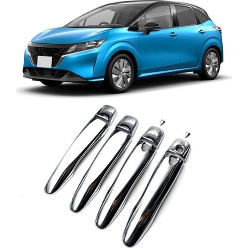 Car Chrome Door Handle Cover Door Handle Protector Handle Cover for Nissan Note E13 2021 Accessories