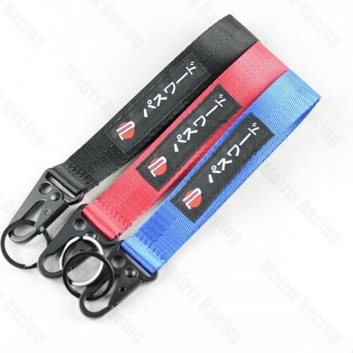 JDM Style For JDM Car Painting Cellphone Lanyard JDM Racing Car Keychain ID Holder Mobile Strap Key Ring