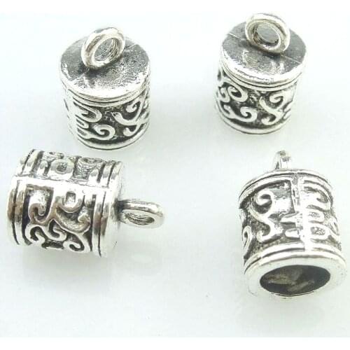 10pcs 13*8.5mm Necklace End Tip Tassel Caps Beads Cap End Cap For Jewelry Making Findings DIY Handmade Accessories 16827