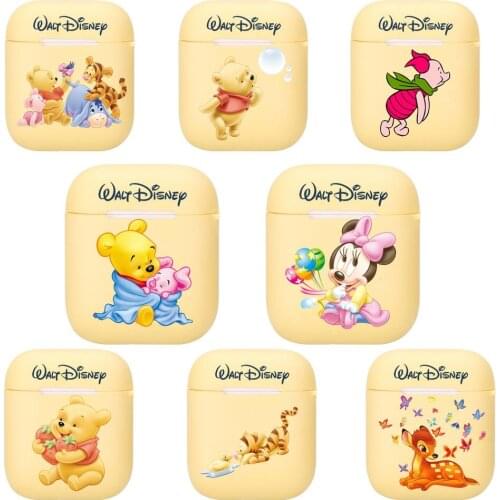 Hot Sale Winnie Bear Tigger Elephant Walt Disney Bambi Silicone Case For Apple Airpods 1/2 Cover Protective Earphone Case Headph