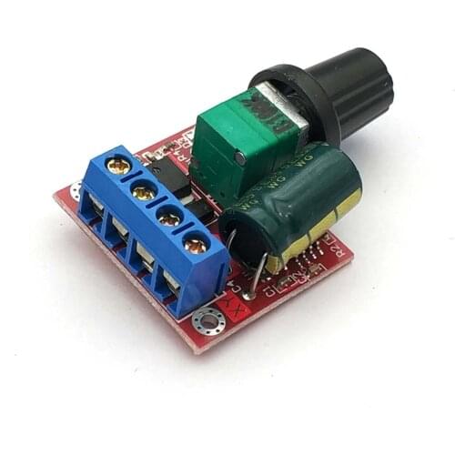 Mini DC-DC 4.5V-35V 5A 90W PWM DC Motor Speed Controller Module Speed Regulator Control Adjust Adjustable Board Switch 12V 24V