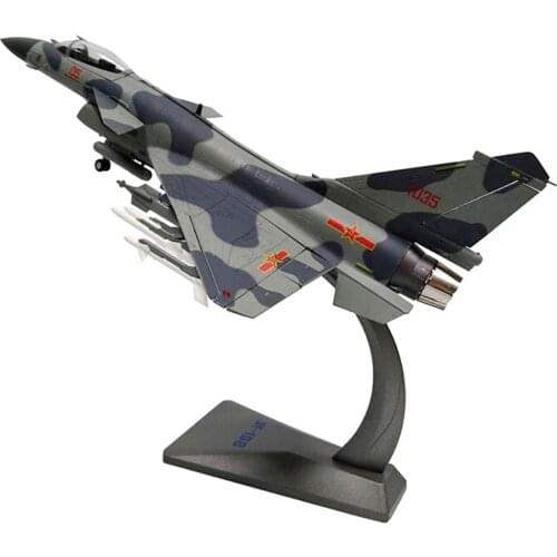 1/48 Scale Alloy Fighter Chinese Air Force J-10B Vigorous Dragon Firebird Aircraft Model Toys Children Kids Gift for Collection