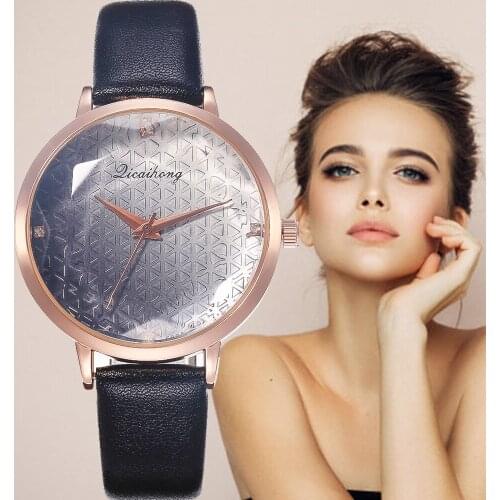 New Fashion 2020 Top Brand Women Watches Casual Quartz Leather Band Watch Analog Wristwatch Clock Gift Luxury Relogio Feminino