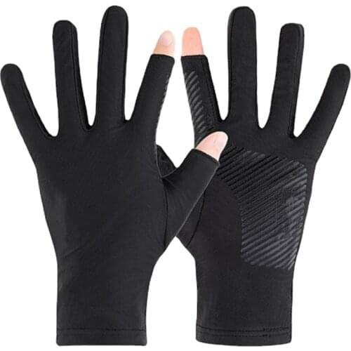 Fishing Catching Gloves Protect Hand Professional Release Anti-slip Fish Gloves Ice Silk Anti-Slip Anti-Sweat Fishing Gloves