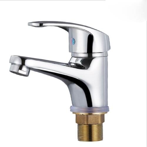 Single handle deck mounted basin mixer with hot cold polished chrome bathroom basin sink faucet price for sale,sanitary ware