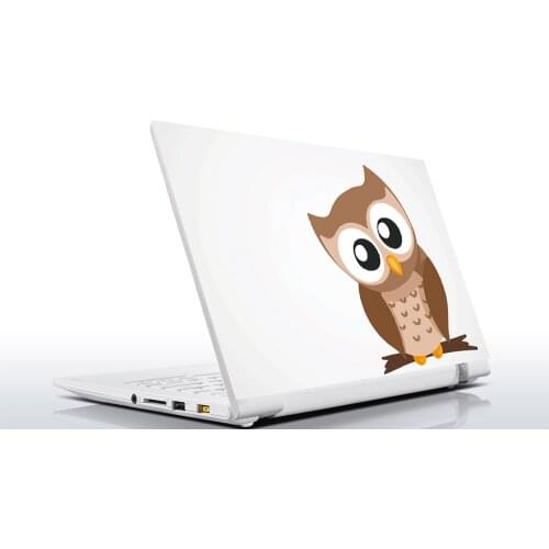 Sticker Master cute owl universal laptop skin for 13 14 15 15.6 16 17 19 "inc notebook decal for Mac, dell, Acer, HP, Toshiba, Asus