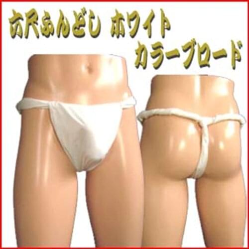 Rokusyaku Fundoshi Traditional Japanese Kimono Sumo Panties T-back Men Knickers Shorts Underwear Funny G-string Jockstrap Thongs