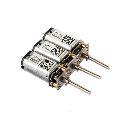 3pcs High quality NdFeB high strength magnetic N30 geared motor DC3V-5V 1300-2200 rpm high speed high torque