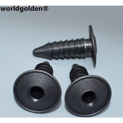 Worldgolden 100pcs auto fasteners Firewall Insulation Retainer for GM 7642589 AMC 4001934